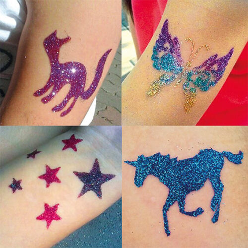 Glitzertattoos